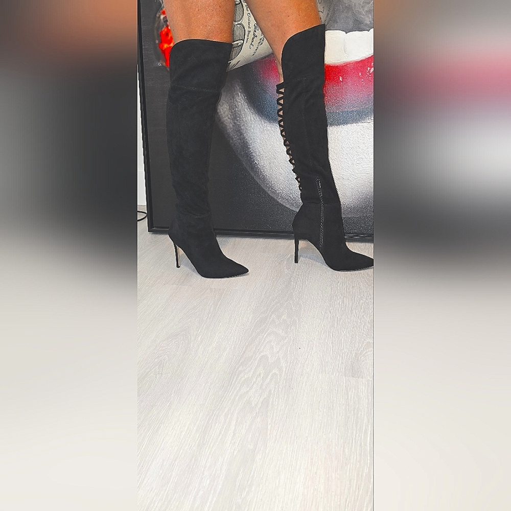 Aldo, size 8, above knee boots